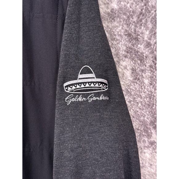 Travis Mathew Jacket Medium Mens Freezing Point 2.0 Black Full Zip Hooded - Picture 4 of 10